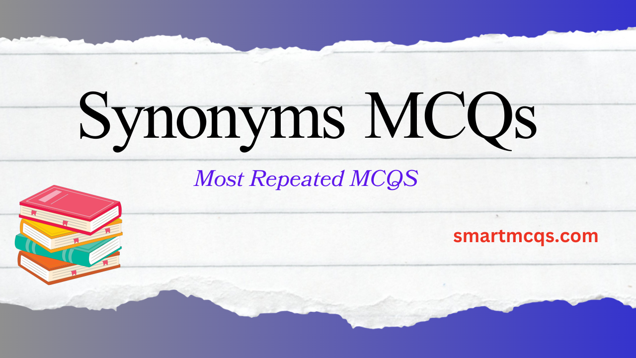 Synonyms MCQs